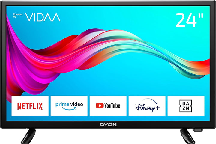 DYON Smart 43 VX 108 Cm (43 Zoll) Fernseher (Full-Hd Smart TV, HD Triple Tuner (DVB-C/-S2/-T2), App Store, Prime Video, Netflix, Youtube, DAZN, Disney+) [Mod. 2022], Schwarz