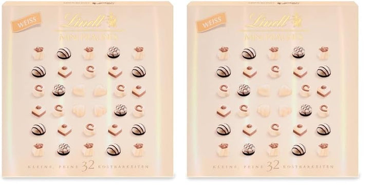 Lindt Schokolade - Nougat Mini Pralinés | 165 G | -Schachtel Mit 36 Pralinen in 9 Ausgewählten, Exquisiten | Pralinengeschenk | Schokoladengeschenk | 1Er Pack