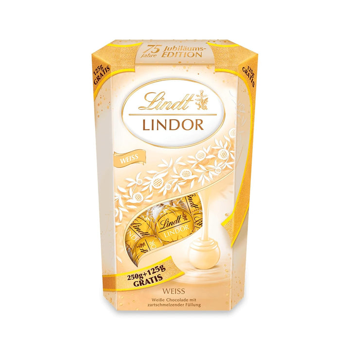 Lindt Schokolade LINDOR Kugeln Cheesecake | 137 G Beutel | Vollmilchschokolade Mit Zartschmelzender Cheesecake-Füllung | Pralinen-Geschenk | Schokoladen-Geschenk | LINDOR 75 Jahre