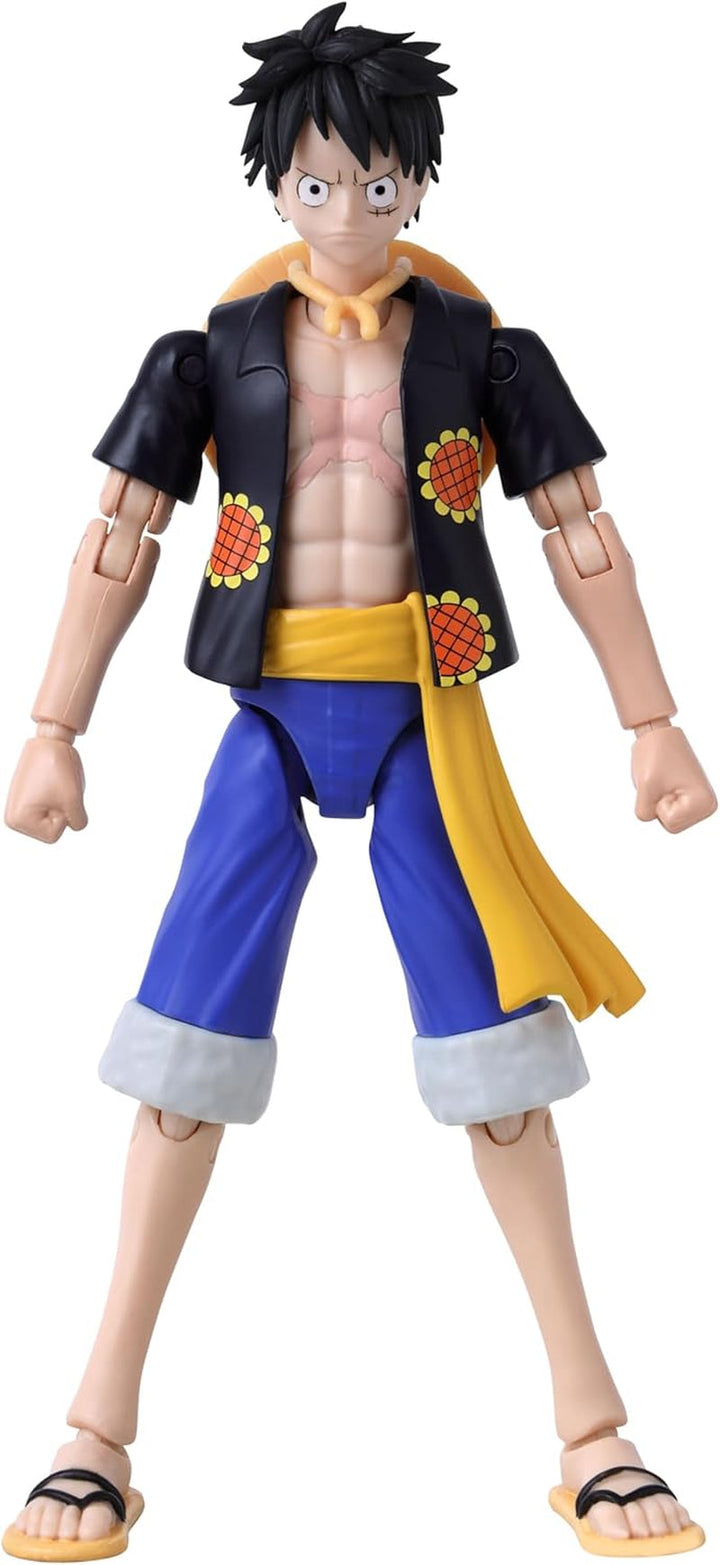 Bandai - Anime Heroes - One Piece Figure - Lorenor Zorro 17 Cm Three Sword Style - Licența oficială One Piece - Movable Manga Figure Zorro 3 Swords - Toy For Children From 4 Years - 37052