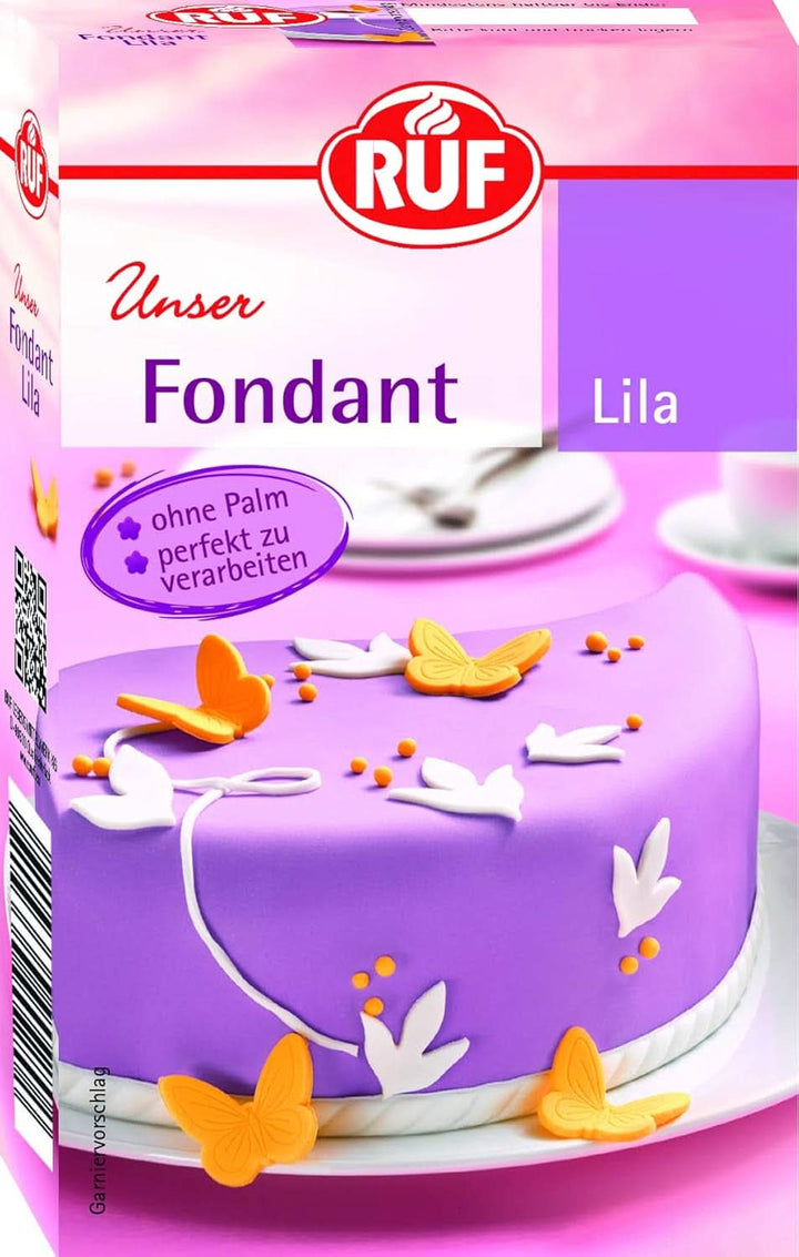 RUF Fondant, potrivit pentru modelarea figurilor, florilor și literelor,  250 grame