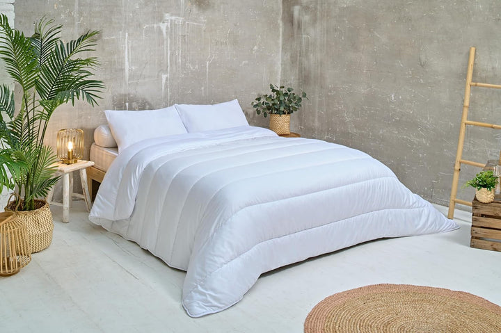 Bleu Câlin COUETTE MICROFIBRE KMF 45S, 240X260Cm, Poliester, Plapumă, Pătură, Alb, Iarnă