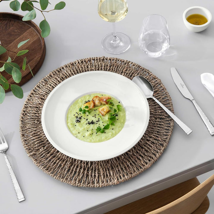 Villeroy & Boch – Artesano Geschirr-Set 6 Teilig Für 2 Personen Weiß, Spülmaschinenfest, Mikrowellensicher, Geschirrset, Tellerset, Speiseteller, Frühstücksteller, Suppenteller, Premium Porzellan