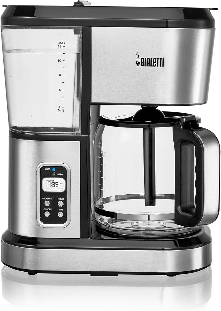 Bialetti Mini Express Induction, Cafetieră cu inducție, 2 cești (100 ml), Potrivit pentru toate tipurile de aragazuri, Negru