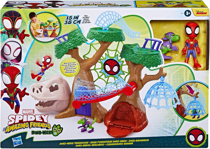 Marvel Spidey And His Super Friends Dino Treehouse Superhero Playset