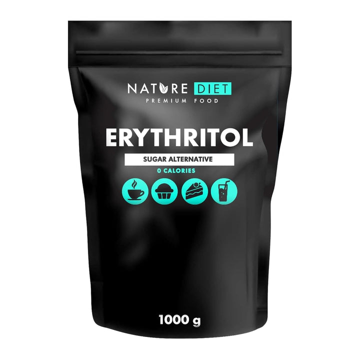 Nature Diet - Eritritol 2 X 1000 G | Îndulcitor natural | Zero calorii | Înlocuitor de zahăr