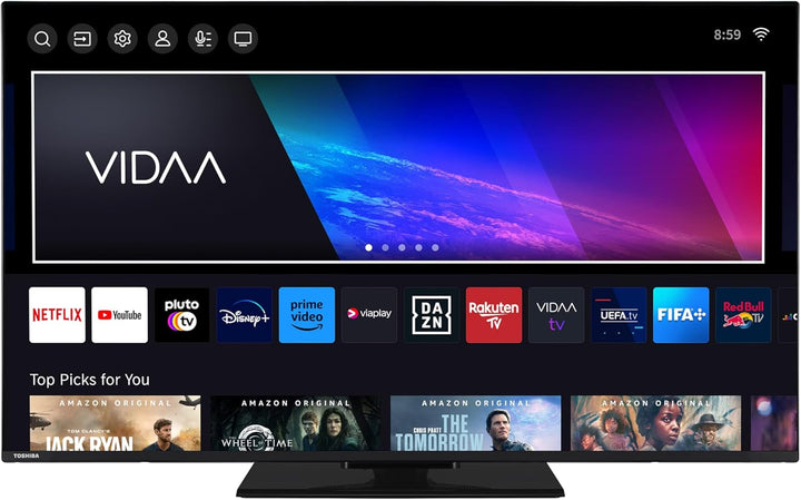 Toshiba 32LV3E63DAZ 32 Zoll Fernseher/Vidaa Smart TV (Full HD, HDR, Triple-Tuner, Bluetooth, Dolby Audio)