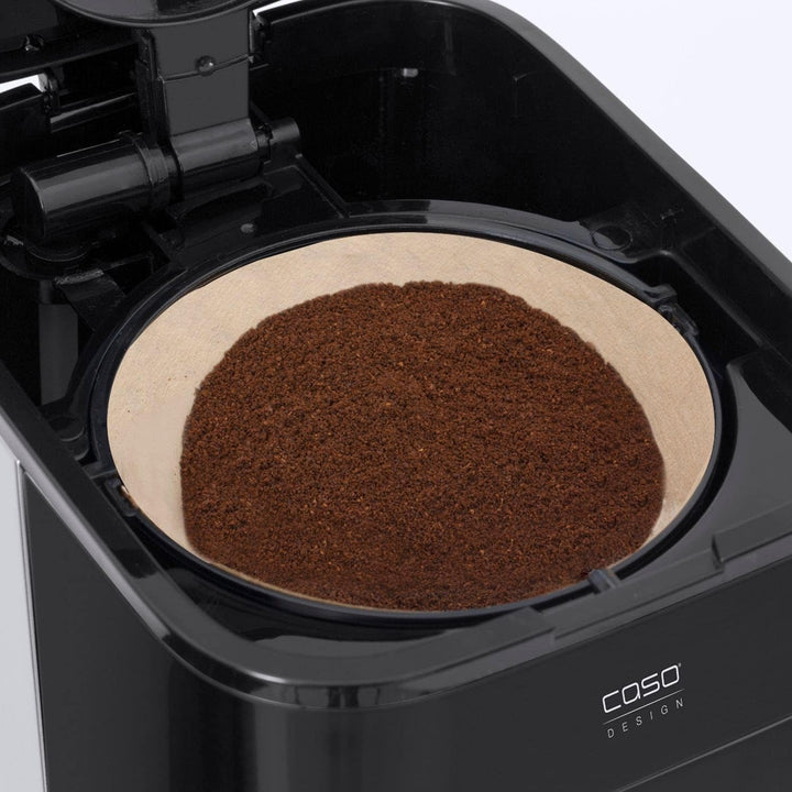 Cafetiera CASO Coffee Taste and Style Cu filtru permanent, 1,5 L, Temperatură optimă de preparare 92-96 °C, Stop picurare, Cap de preparare optimizat, Oțel inoxidabil, 12 cești