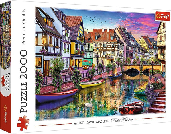 Trefl 27118 Puzzle, Colmar, Franța, 2000 piese, Pentru copii cu vârsta de peste 12 ani