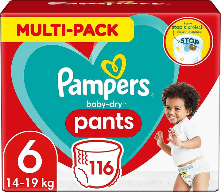 Pampers Windeln Pants Größe 5 Baby-Dry, 160 Windeln, 12Kg-17Kg, 360° Fit Hilft, Auslaufen Zu Verhindern