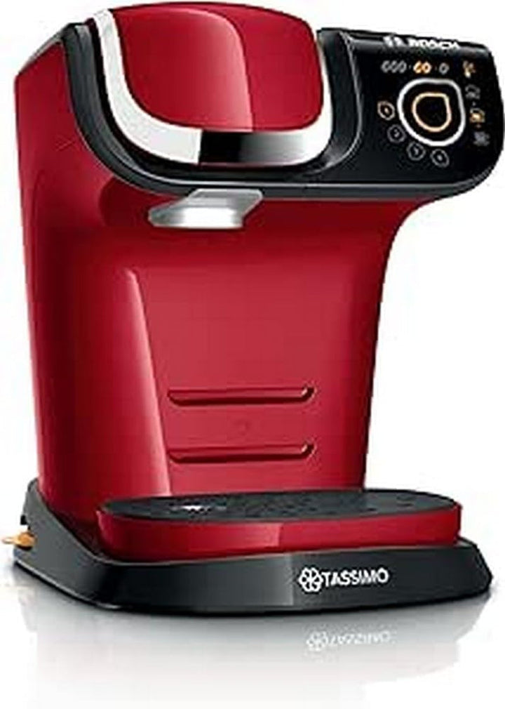 Aparat de cafea cu capsule Tassimo My Way 2 TAS6502 de la Bosch, Cu filtru de apă, Peste 70 de băuturi, Personalizare, Complet automat, Preparare ușoară, 1.500 wați, 1,3 litri, Negru
