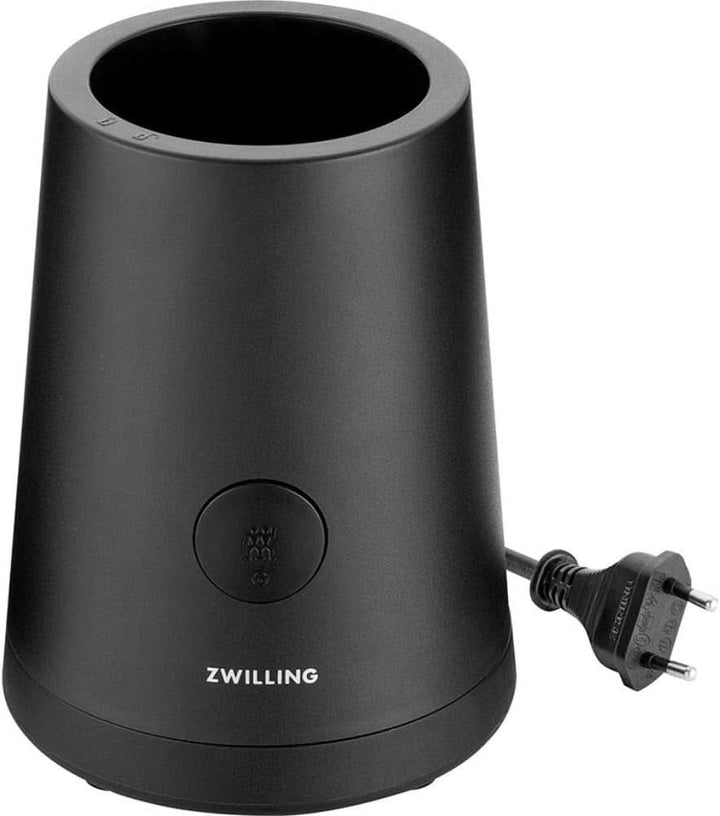 ZWILLING Standmixer, Smoothie Maker, Inkl. Trinkflasche Mit Verschluss, 600 Ml, 300 Watt, Edelstahl/Kunststoff, Schwarz