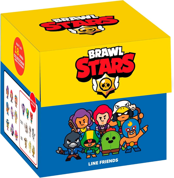 Bizak Brawl Stars 64112017-1 figură, 1 bucată, figură de 4 cm în cutie surpriză, joc multiplayer de lupte, vârsta peste 3 ani