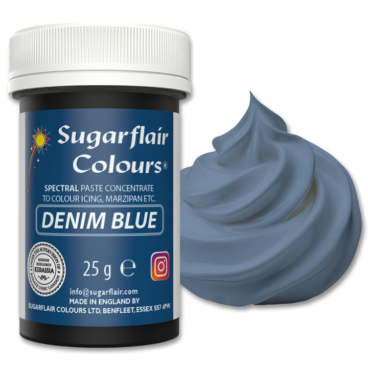 Sugarflair Spectral Eucalyptus Lebensmittelfarbe Paste, Hochkonzentrierte Lebensmittelfarbe Für Buttercreme, Zuckerpaste, Royal Icing, Kuchenmischungen Und Mehr! Lebensmittelfarbstoff - 25G