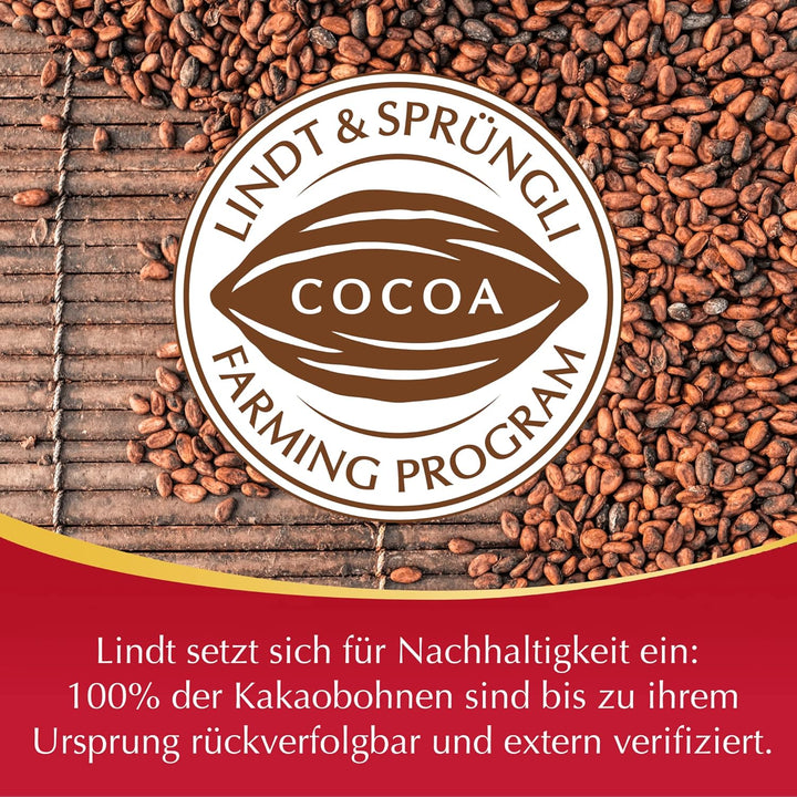 Lindt Lindor Herzpackung, Unendlich Zartschmelzende Lindor Kugeln Milch in Einer Hochwertigen Herzpackung, 4Er Pack (4 X 112 G)