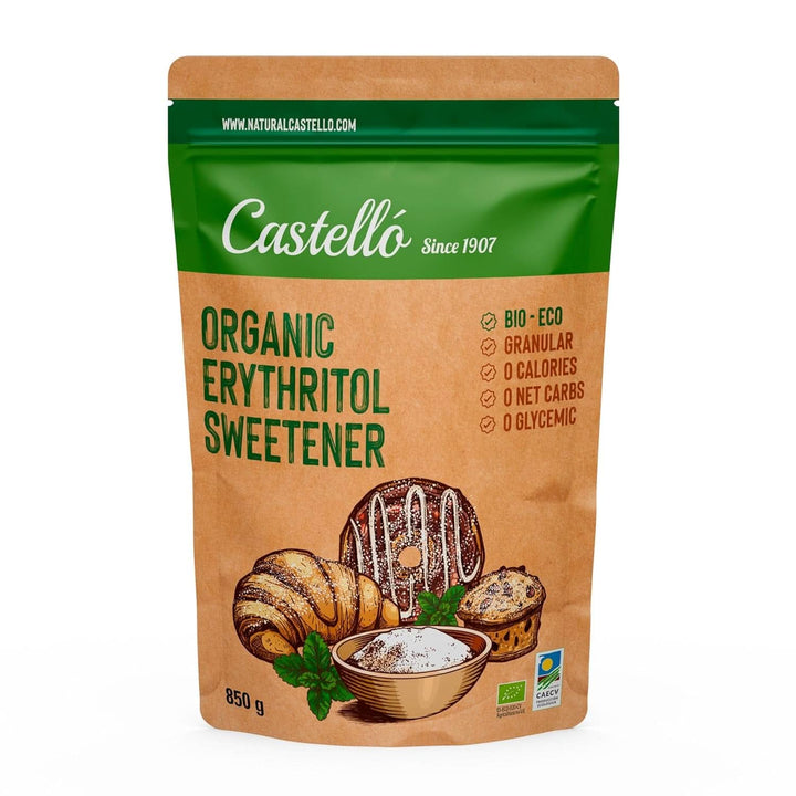 Eritritol natural organic, 10G = 7G zahăr, 1 Kg