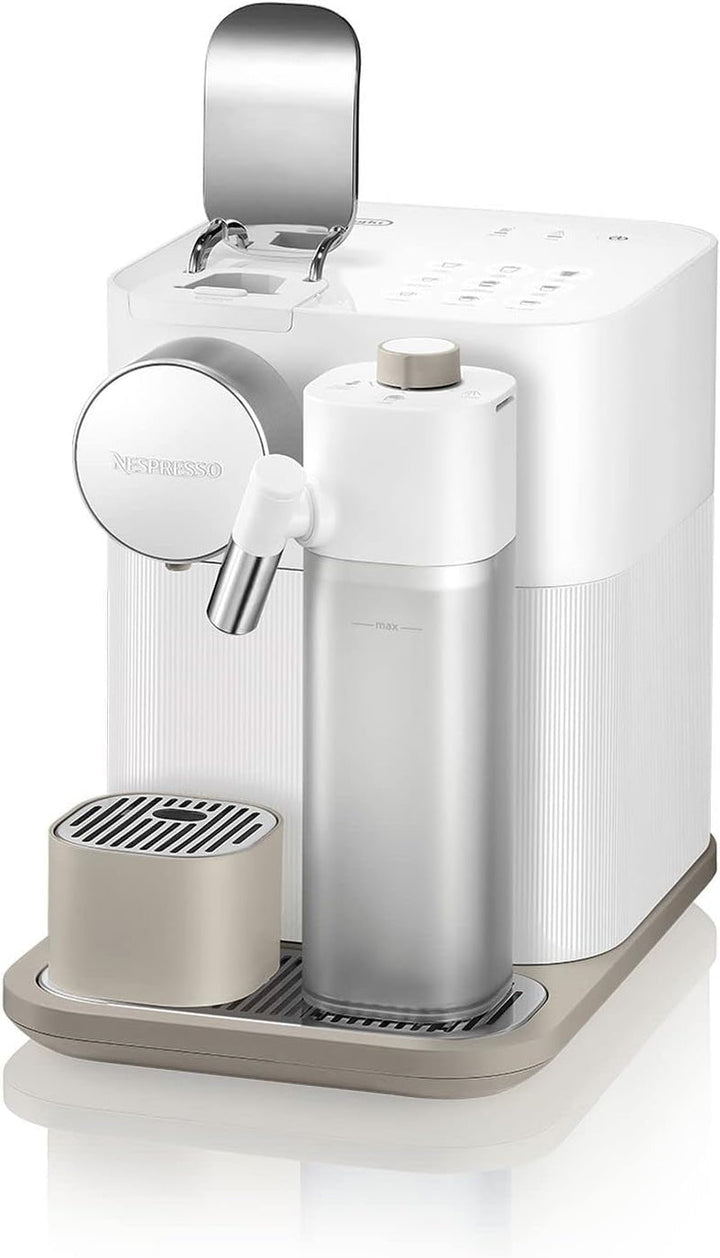 Nespresso De'Longhi EN640.W Gran Lattissima Mașină de cafea cu capsule cu sistem automat de lapte, presiune de 19 bar, 1400W, alb