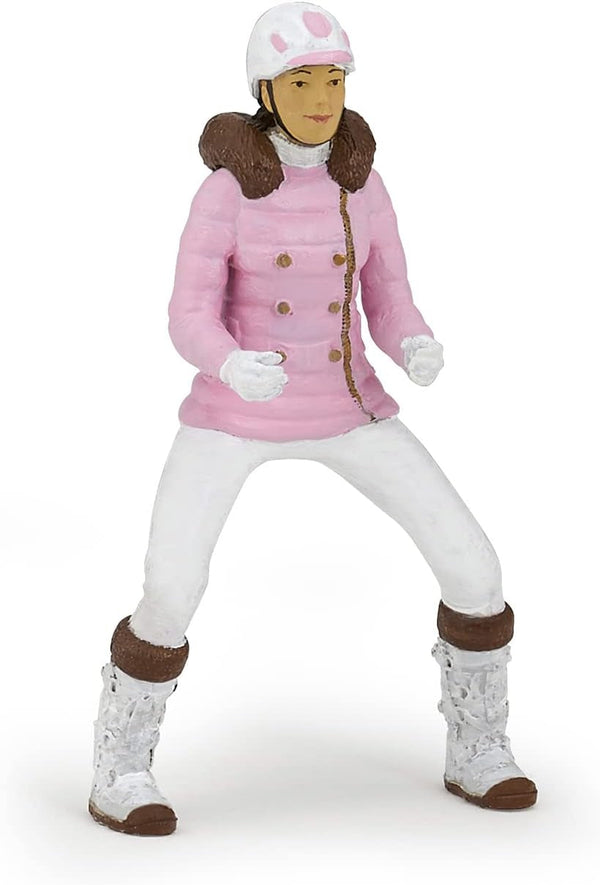 PAPO - Horse figure - Rider Fashion Winter, pasiune pentru călărie, jucărie pentru copii de la 3 ani.