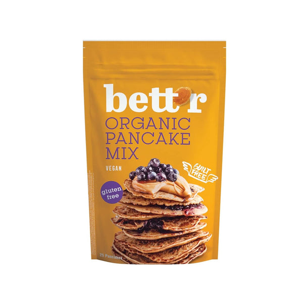 Bett'R Mix pentru clătite, amestec de panificație ecologic, vegan și fără gluten, 6 x 400 grame