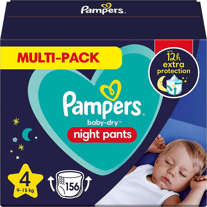 Pampers Night Nappies Pants, pantalonii pentru scutece oferă protecție suplimentară pentru întreaga noapte