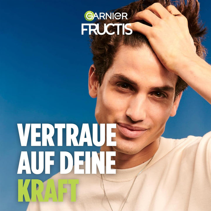 Garnier Fructis Kraft Und Glanz Kräftigendes Shampoo Grapefruitextrakt XXL, Gibt Dem Haar Kraft Und Energie Zurück, Für Stärkeres Und Glänzendes Haar, Maxi Format, 1000 Ml