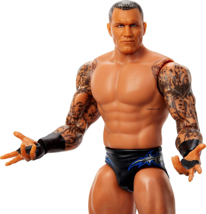 Mattel WWE Randy Orton Action Figure, Main Battle Series #154, Aprox. 15cm inaltime Personaj de colectie cu 10 puncte de miscare si aspect realist, JCV42, [Multicolor]