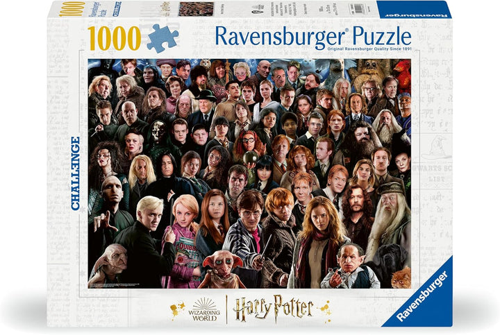 Ravensburger Puzzle 1000 piese Harry Potter 12000457 - Peste 70 de personaje din lumea vrăjitoare de la Hogwarts într-un singur puzzle pentru adulți și copii de la 14 ani încoace