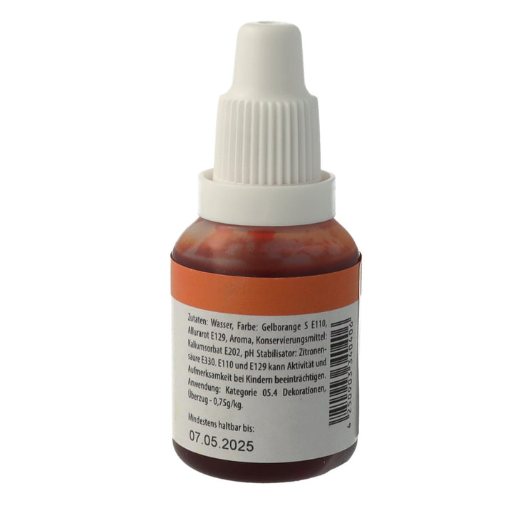 Bakeryteam Airbrush Lebensmittelfarbe Orange 20Ml