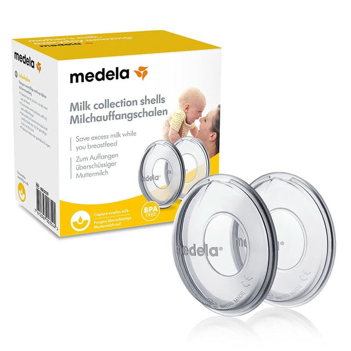 Medela Milchauffangschalen – Bpa-Frei, Aus Weichem, Flexiblem Silikon – 2Er-Set