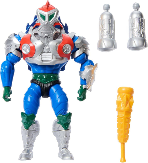 Masters of the Universe Origins Turtles of Grayskull Mekaneck Reptile Wars Movable Action Figure, Teenage Mutant Ninja And MOTU Crossover Hero Toy, JBN00, [Multicolor]