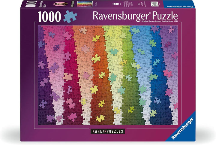 Ravensburger puzzle jigsaw pentru adulți 1000 piese - Culori pe culori