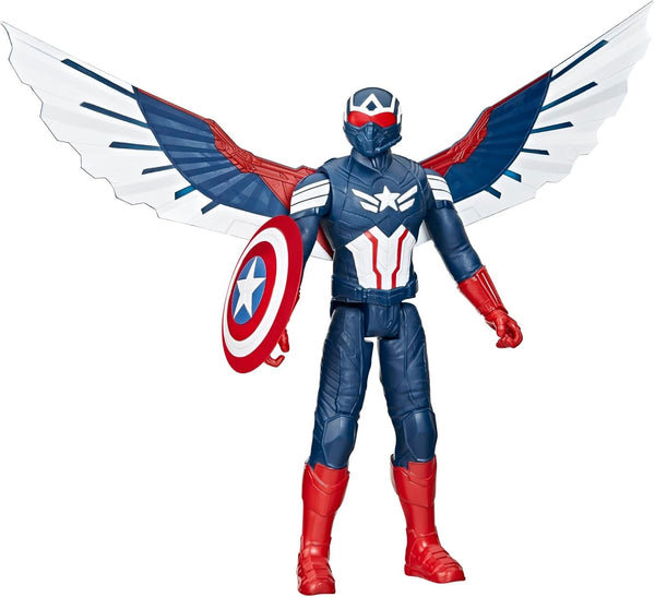 Marvel Studios Captain America Brave New World, Captain America Deluxe Action Figure, 30 cm