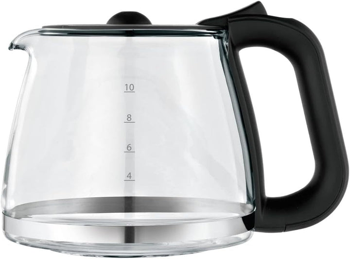 WMF Bueno filtru de cafea Cu ulcior de sticlă, filtru de cafea, 10 cești, buton start/stop, opritor de picurare, filtru pivotant, oprire automată, placă de încălzire, 1000W