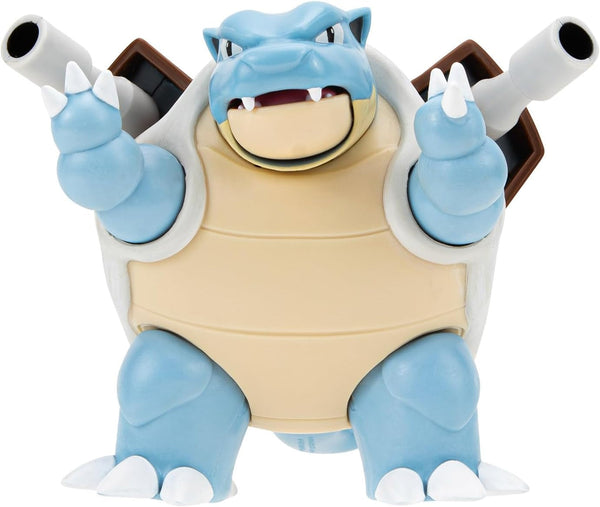 Pokémon PKW3035 - Battle Feature Figure - Turtok, figură mobilă oficială, 11.5 cm