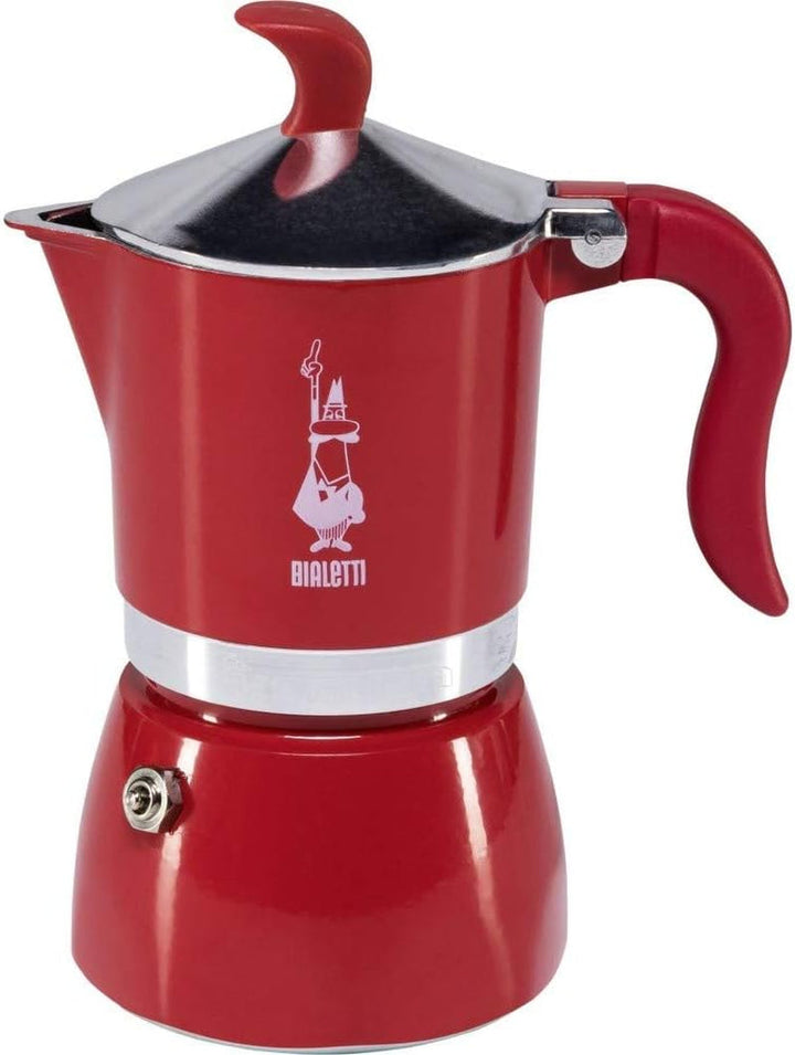 Bialetti Mini Express Induction, Cafetieră cu inducție, 2 cești (100 ml), Potrivit pentru toate tipurile de aragazuri, Negru
