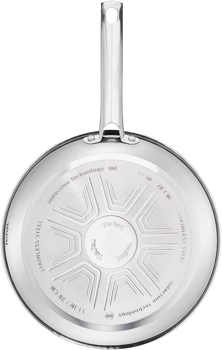 TEFAL DUETTO 3-Teiliges Pfannen-Set 20/24/28 Cm | A704S3 | Thermo-Spot Technologie | Sichere Antihaftversiegelung | Gesundes Kochen | Leichte Reinigung | Induktionsgeeignet | Umweltfreundlich