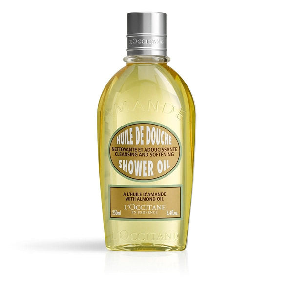 L'OCCITANE, ulei pentru duș cu extract de migdale, 250 ml