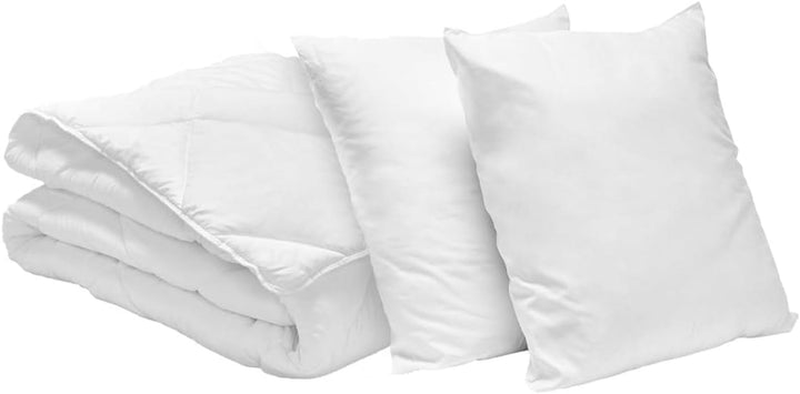 Bleu Calin Pack plapuma 1 persoană 140X200 Cm + 1 pernă 60X60 Cm, 95° lavabil