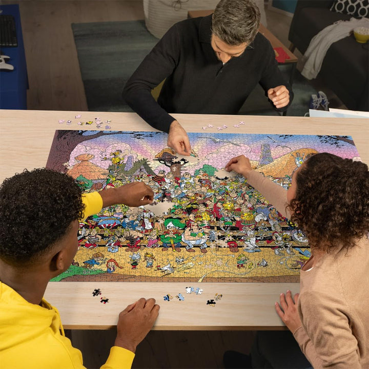 Ravensburger - Puzzle pentru adulți - Puzzle 3000 piese - Universul Asterix - Adulți și copii de la 14 ani - Puzzle de înaltă calitate fabricat în Europa - Personaje de benzi desenate - 14981