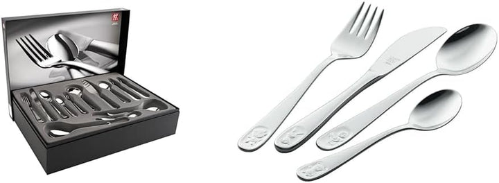 ZWILLING Nottingham Besteck-Set, 68-Teilig, Für 12 Personen, 18/10 Edelstahl/Hochwertiger Klingenstahl, Poliert, Silber