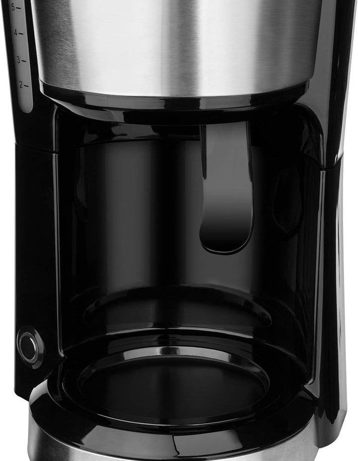 Russell Hobbs Cafetiera Mini [Cap efervescent pentru extracție optimă și aromă] Compact (Max 5 cești, 0.6L ulcior din sticlă, incl filtru permanent, placă de încălzire) Cafetieră cu filtru compact 24210-56