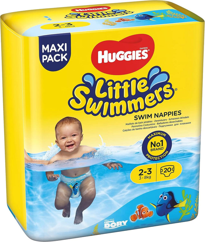 Huggies Little Swimmers scutece de înot, mărimea 2 - 3 (3 - 8 kg)