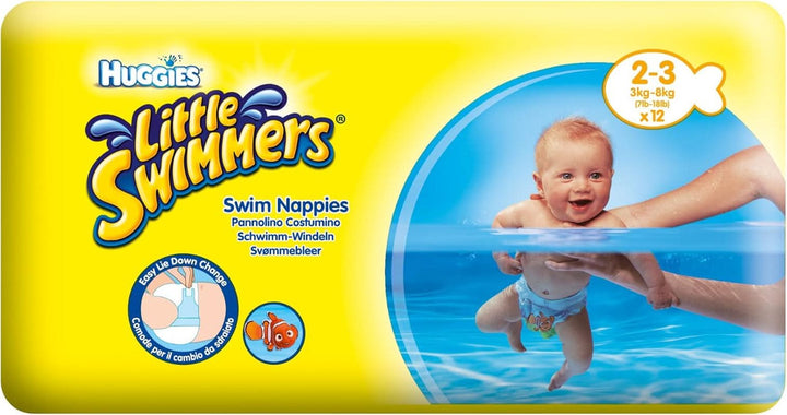 Huggies Little Swimmers Windeln, Größe 2-3 (3-8 Kg), 96 Windeln