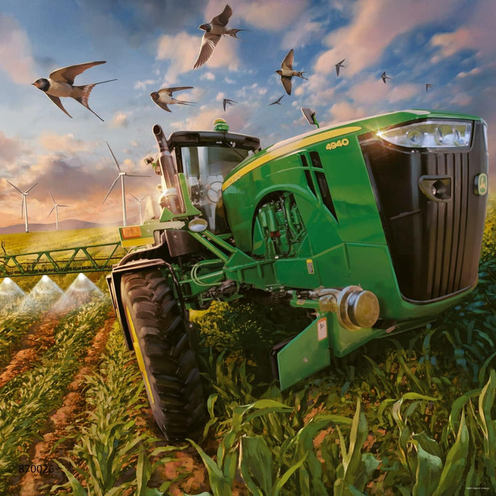 Ravensburger puzzle pentru copii 05173 - John Deere în acțiune - 3X49 piese puzzle pentru copii cu vârsta de 5 ani și peste