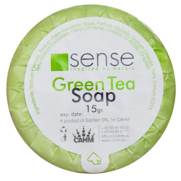 Sense Sense Green Tea Hotel Soap 15 gr, 25 κομμάτια