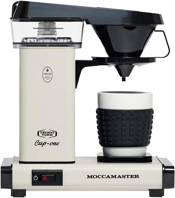 Moccamaster Cup-One, Cafetieră mică, Cafetieră cu filtru, Off-White, 300ML, Cremă, Culoare