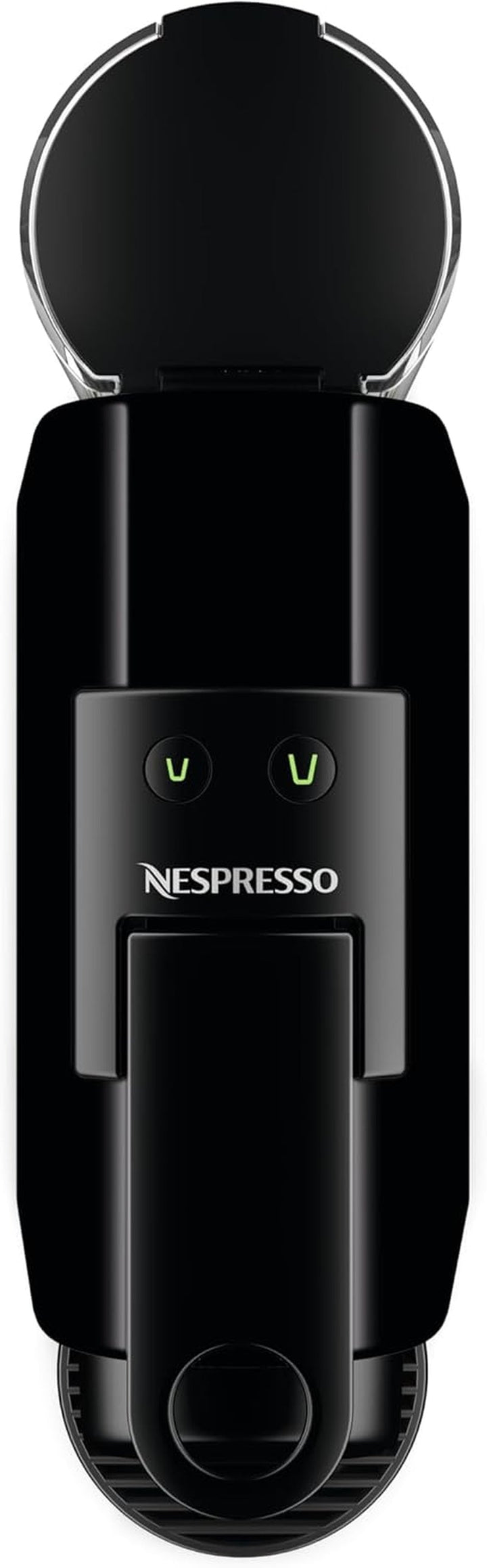 Nespresso De'Longhi Essenza Mini EN 85.B Mașină de cafea cu capsule Set de bun venit cu capsule cu arome diferite 19 Bar presiune pompă, economie de spațiu, 1370W, 0.6Ml, 32.5 X 11 X 20.5 Cm, negru