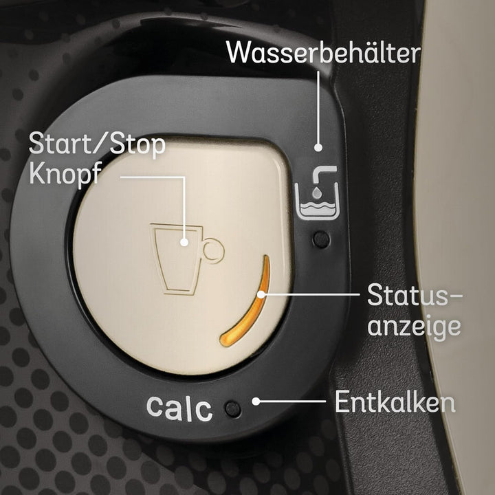 Bosch Tassimo Happy Friendly mașină de capsule TAS107E, Peste 70 de băuturi, Potrivit pentru toate ceștile, Oprire automată, Durabil, Perfect dozat, Economisitor de spațiu, 1400 W, Crem / negru