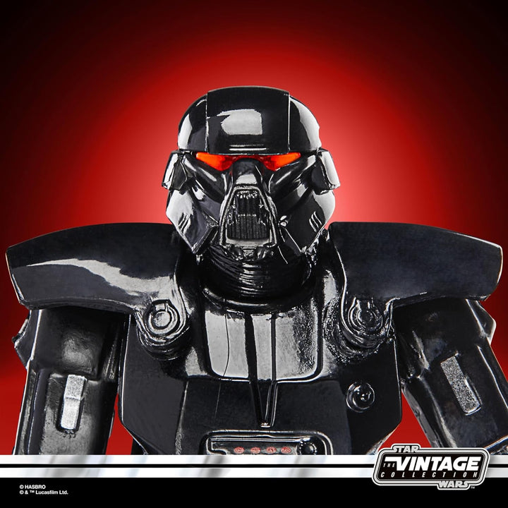 Star Wars Colecția Vintage Dark Trooper, figură de acțiune pentru a colecta Mandalorian (Scară 9.5 Cm)