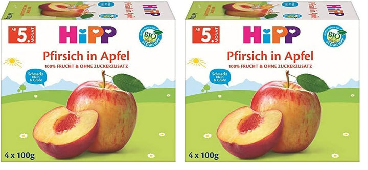 Hipp Bio Früchte Im Becher Banane in Apfel, 6Er Pack (6 X 400 G)